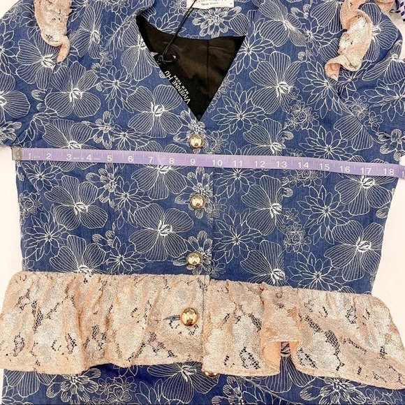 Vivienne Hu runway spring 2019 collection midi dress NWT size 8 - Picture 10 of 12